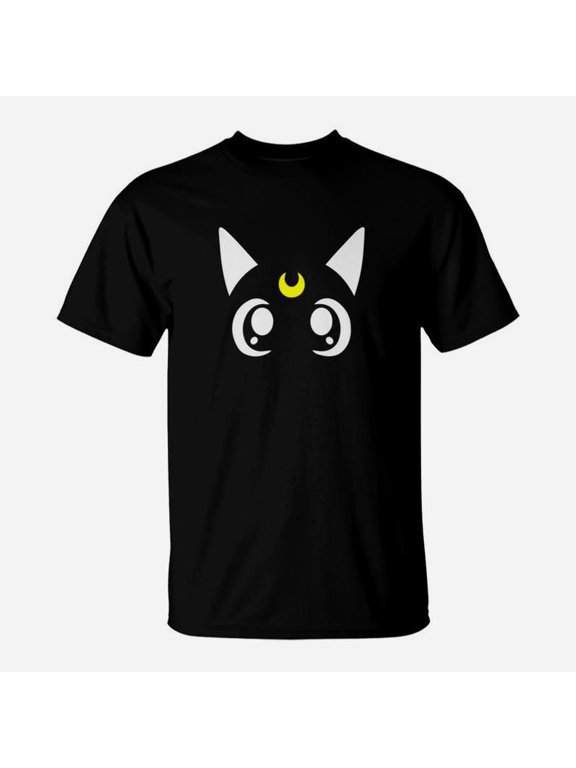 Anime Sailor Cat Crystal Crescent Moon Nerdy TShirt