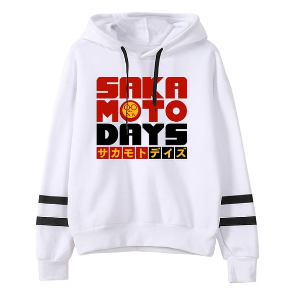 Anime Sakamoto Days Merch Hoodies Pocketless Parallel Bars Sleeve Sweatshirt Woman Man Clothes