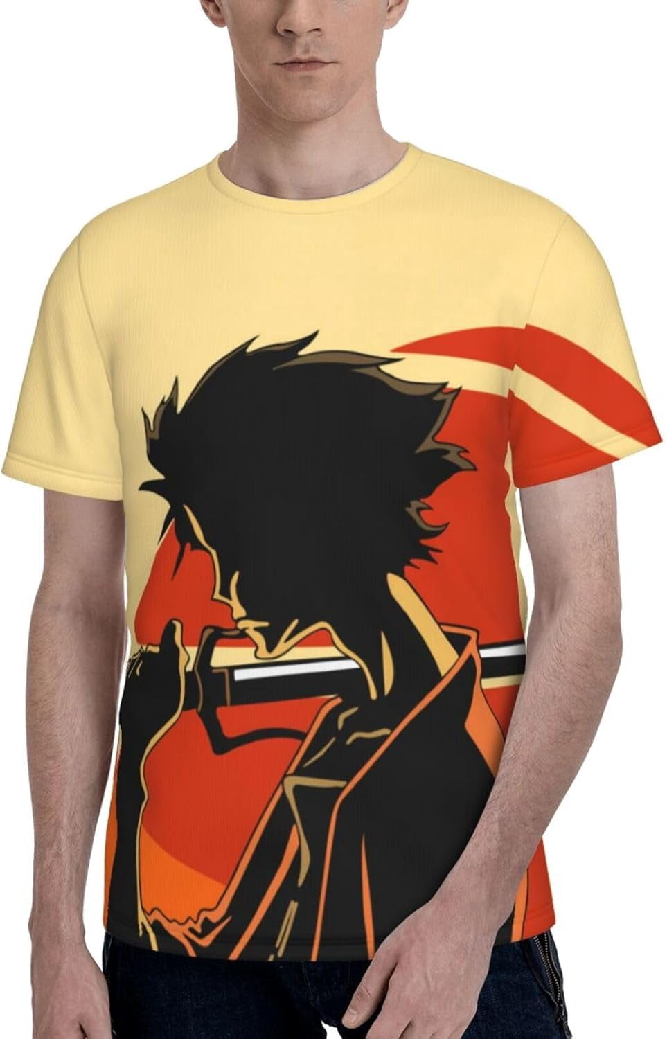 Anime Samurai Champloo Shirt Short Sleeve Cosplay T-Shirts Crew