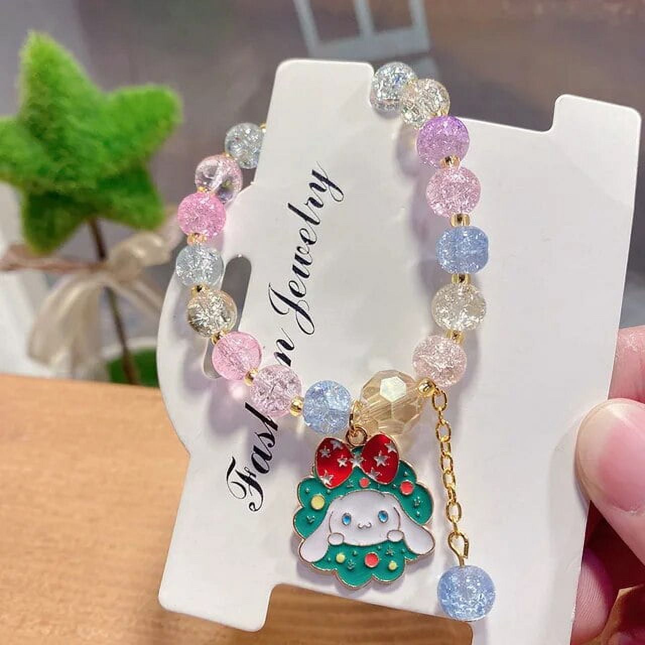 Anime Christmas Sanrio Hello Kitty Anime Cartoon Bracelet Kulomi