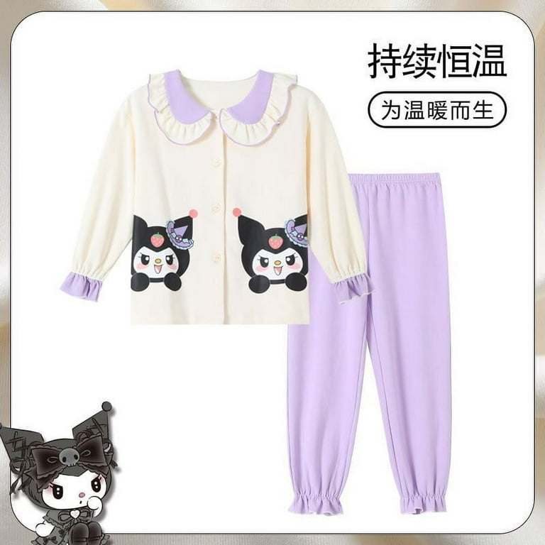 Anime Sanrio Hello Kitty Autumn Baby Children's Pajamas