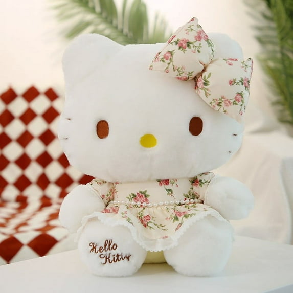 Anime Sanrio Hello Kitty Plush Toy Cute New Kuromi My Melody Cinnamoroll Plush Pillow Room Decoration Birthday Christmas Gift