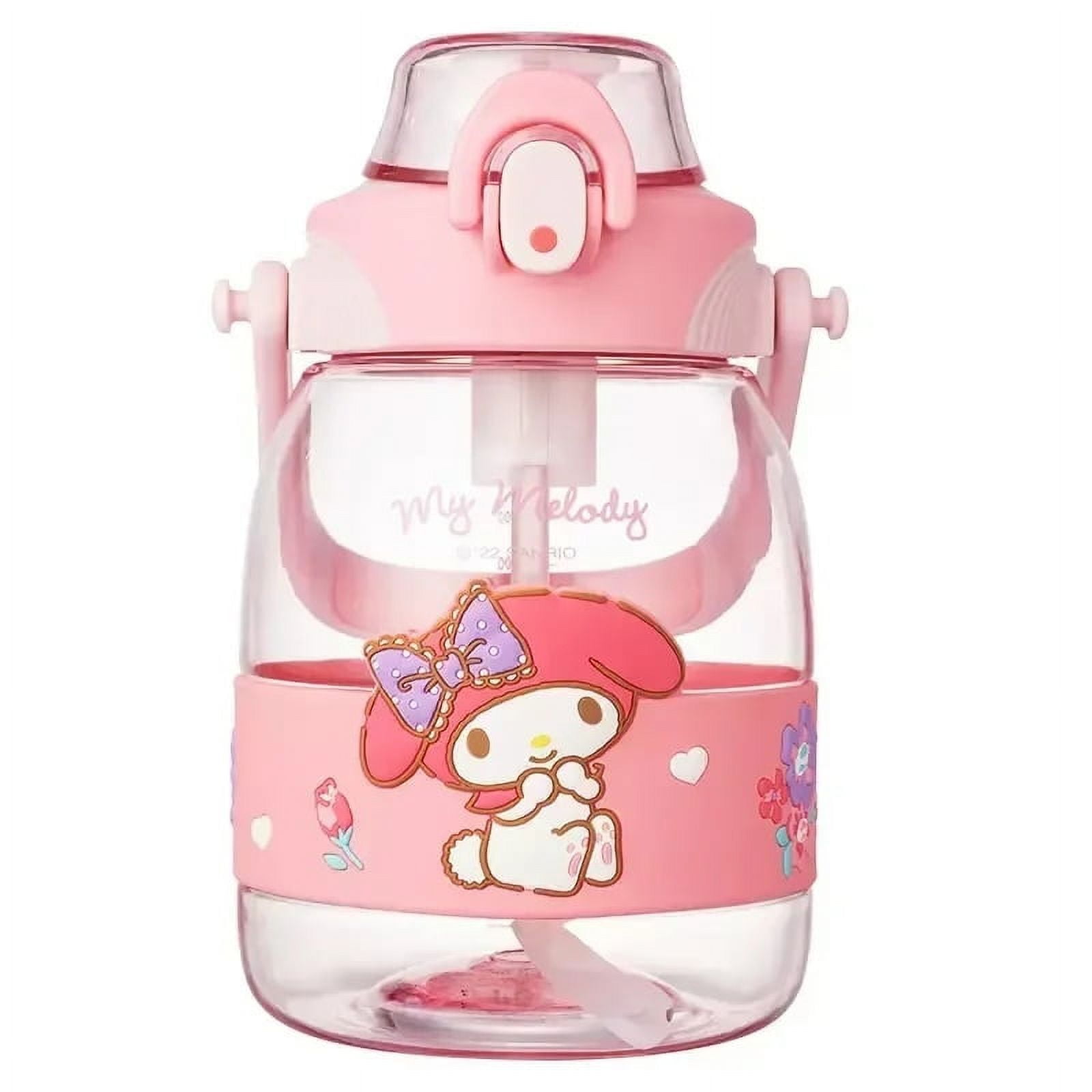 Anime Sanrio My Melody Kuromi Pochacco Large Capacity Water Bottle ...