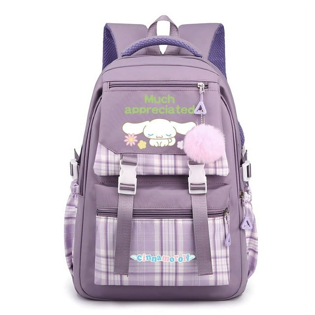 Anime Sanrio Plush Toy Cinnamoroll Backpack Children Girl Boy Black ...