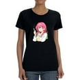 thumbnail image 1 of Anime Schoolgirl Idea T-Shirt Women -Image by Shutterstock, Female Medium, 1 of 4