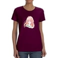 thumbnail image 1 of Anime Schoolgirl In Tears T-Shirt Women -Image by Shutterstock, Female Small, 1 of 4