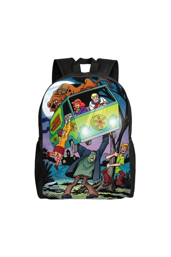 Anime Scooby Doo Backpacks Large Capacity Travel Backpack Book Bag Laptop Bag Lightweight School Unisex Casual Daypacks
