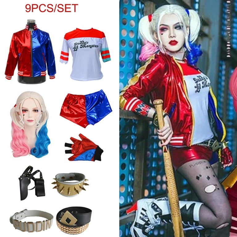 Anime Sets Harley Quinn Costumes Adult Cosplay