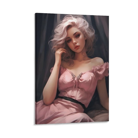 Anime Sexy Girl Poster Dream Girl (22) Picture Print Canvas Poster Wall Paint Art Posters Decor Modern Home Artworks Gift 12x18inch(30x45cm)