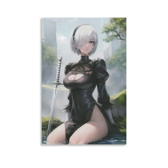 Anime Sexy Girl Poster Dream Girl (6) Painting On Canvas Wall Art Poster Scroll Picture Print Living Room Walls Decor Home Posters 08x12inch(20x30cm)