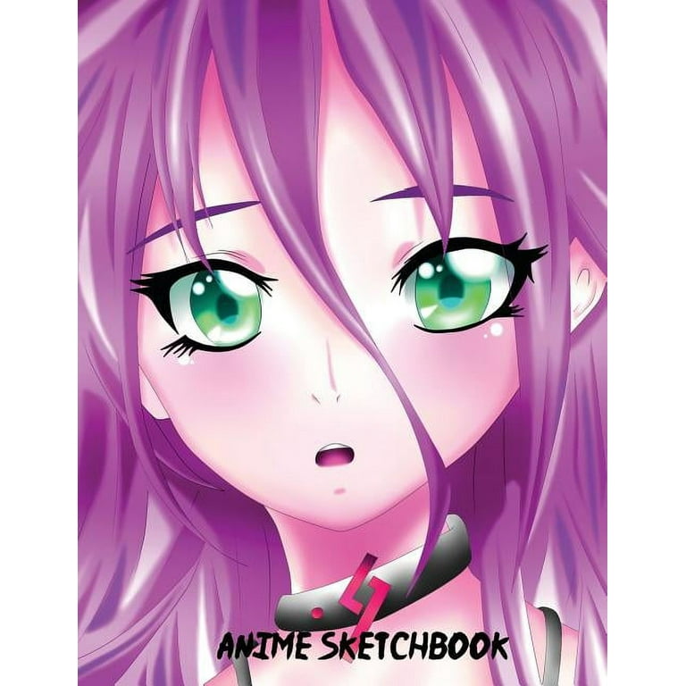 Manga Anime Sketch Book [8x10][140pages]: Artist Sketchbook for