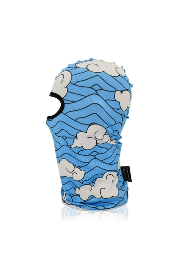 Anime-Inspired Ski Mask – Blue Sakonj-Style Balaclava for Men & Women – Windproof UV Protection Face Cover for Motorcycle, Winter & Summer Outdoor Use