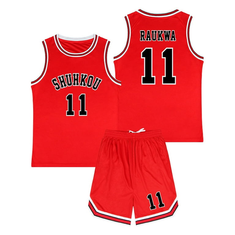 Anime Slam Dunk Sakuragi Hanamichi Jersey Cosplay Costume Shohoku