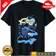 thumbnail image 1 of Anime Slime Rimuru Tempest Summer Water Graphic Black T-Shirt Size S-5XL, NEW INSTOCK-TH79304, 1 of 2