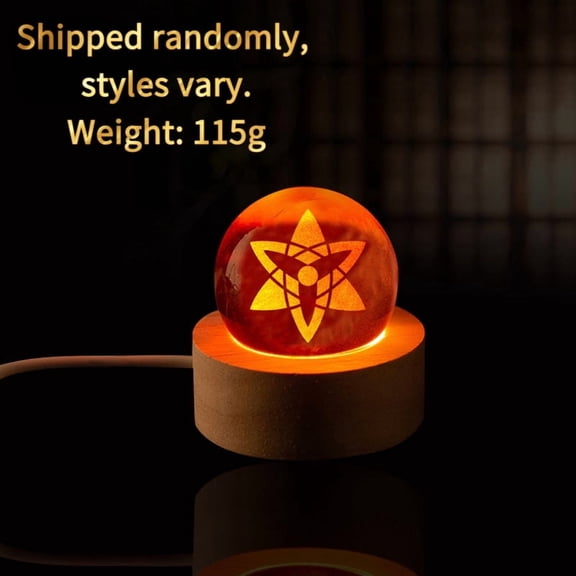 Anime Snow Globe Night Light, Creative Desk Decor, Random Blind Box Birthday Gift for Friends