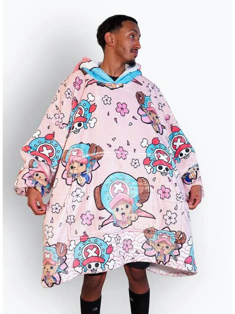 Anime Snug Wearable Blanket Hoodie in Tony Chopper Look – Comfy