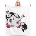 Anime So I'm A Spider, So What Throw Blanket Flannel Fleece Blanket