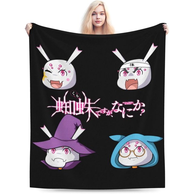 Anime So I'm A Spider, So What Throw Blanket Flannel Fleece Blanket