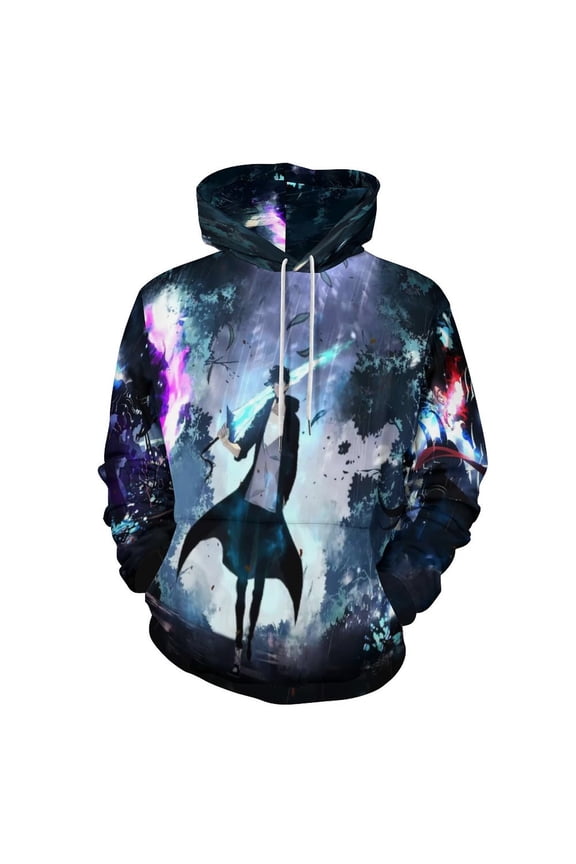 Anime Solo Leveling Adult Sweater Pullover Sweatshirt Hoodies Long Sleeve Hooded Jackets Men Women