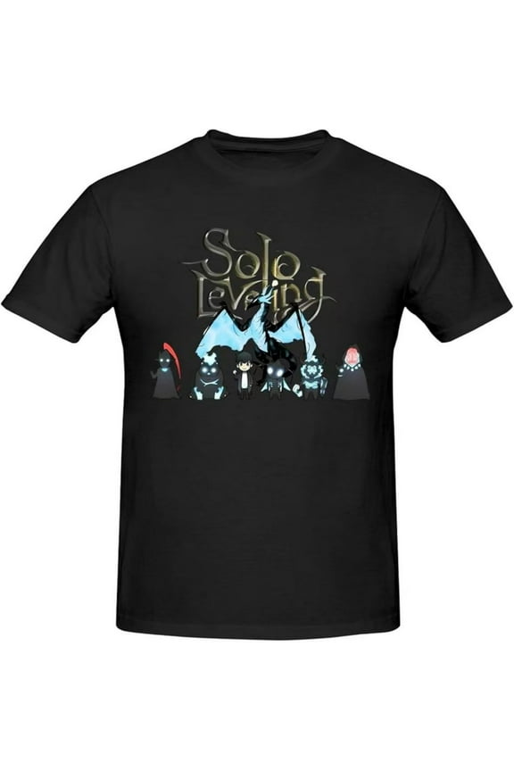Anime Solo Leveling Shirt Sung Jin Woo Shirt Men And Women T-Shirt Full Size Solo Leveling T-shirt