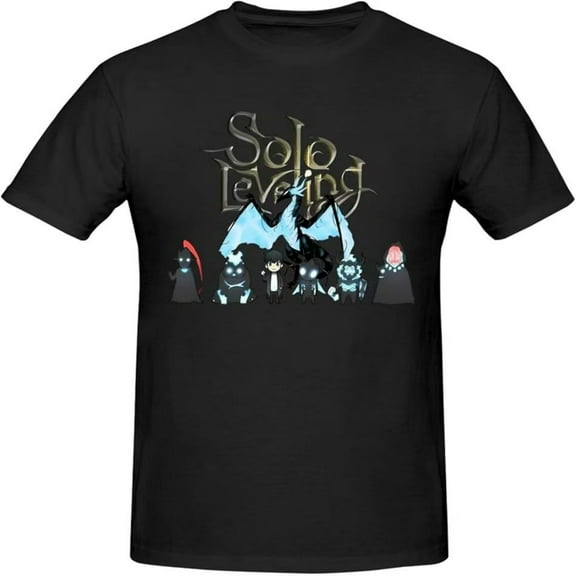 Anime Solo Leveling Shirt Sung Jin Woo Shirt Men And Women T-Shirt Full Size Solo Leveling T-shirt