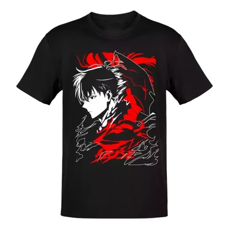 Reprint Rare Anime Solo Leveling Sung Jinwoo Igris Red T-Shirt Size S-5XL, Gift For Friends