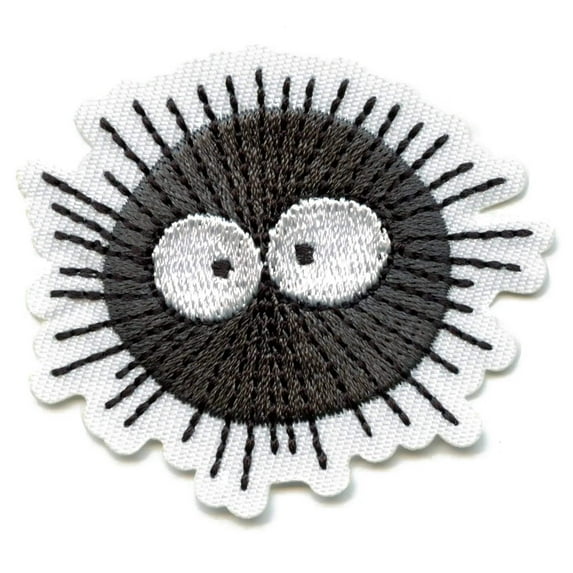 Anime Soot Mite Patch Spiky Creature Embroidered Iron On
