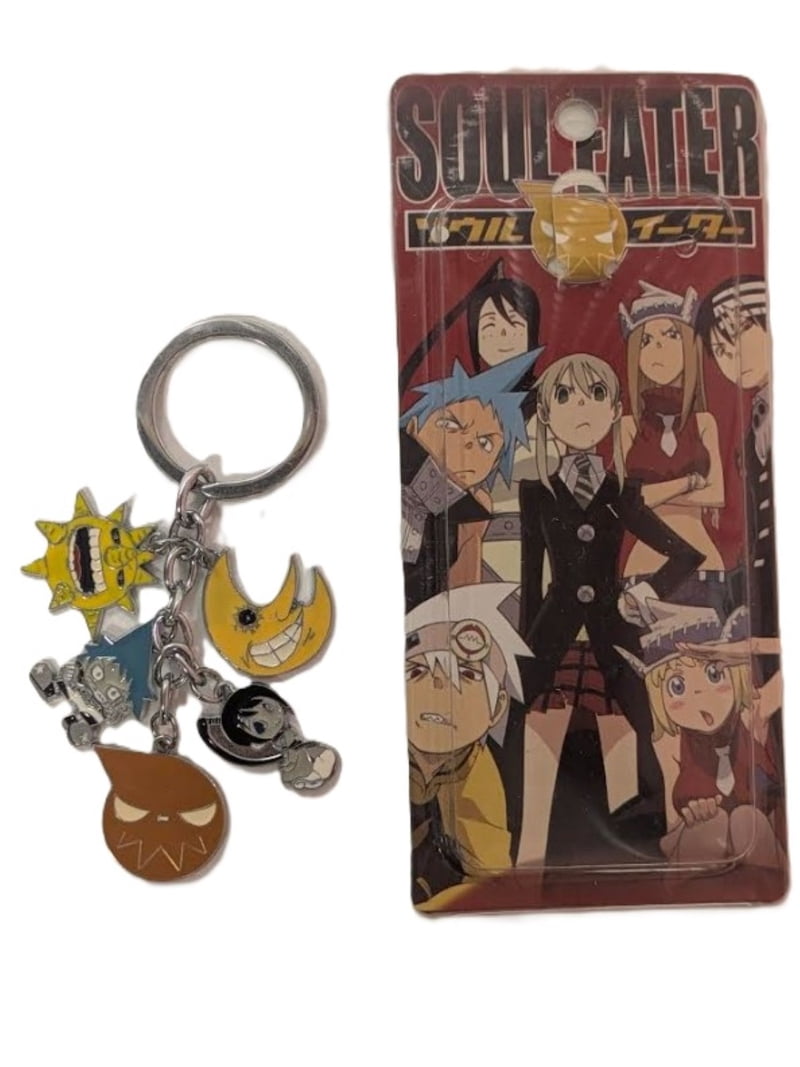 ナムコ【鉄拳】【ソウルエッジ】キーホルダーセット Anime Soul Eater Anime Keychain Set – 5 Charms Featuring Sun, Moon
