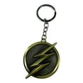 thumbnail image 1 of Anime Source Comic Book Character The Flash Lightning Emblem Symbol Logo Bronze Metal Keychain Key Ring Holder, 1 of 3