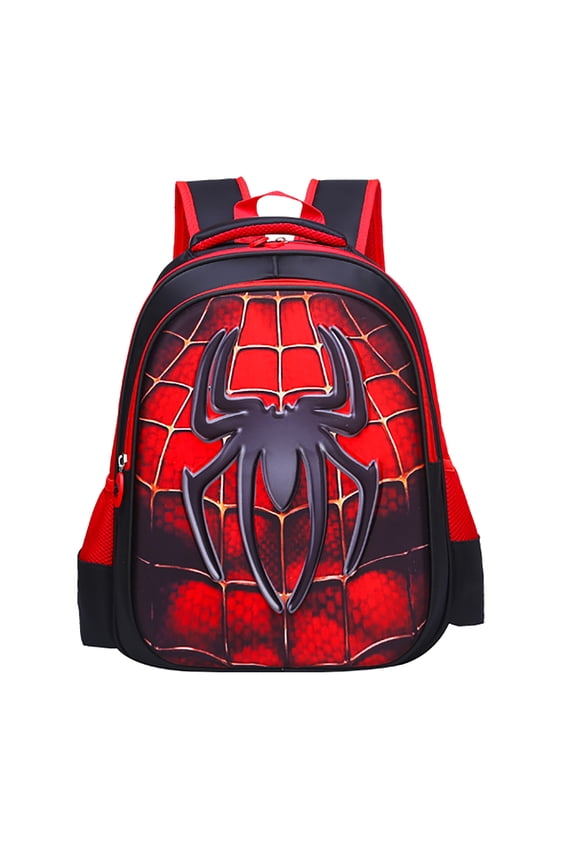 Anime Spider Backpack Cartoon Pattern Shoulder Backpacks Comic Book-Bag Waterproof Daypack