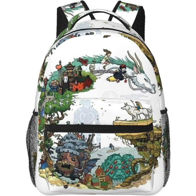 Anime Spirited Tot'oro Away Backpack Casual Travel Daypack