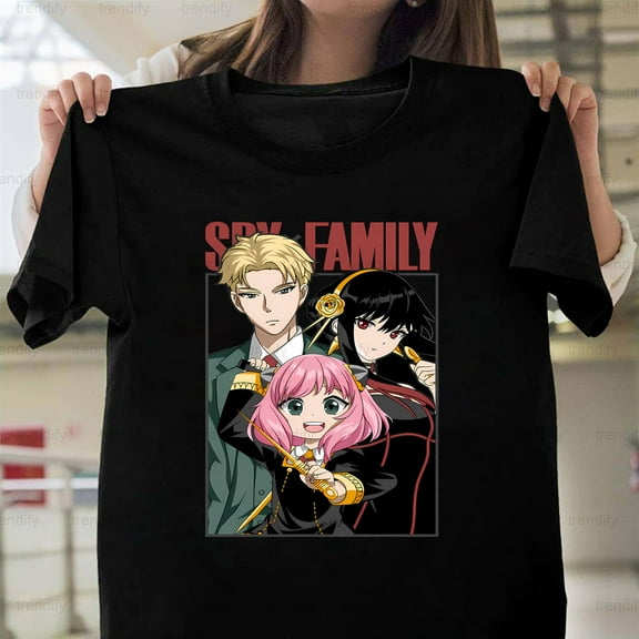 Anime Spy X Family Characters V5 Loid Anya Yor Forger Fan Art Unisex T-Shirt Unisex, up to 5XL