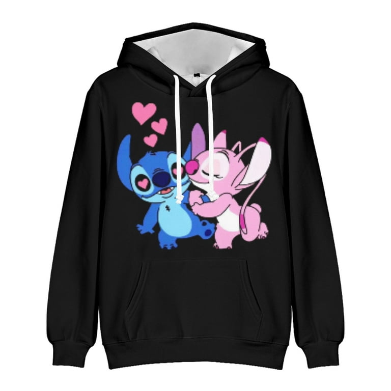 Anime Stitch Costume Pullover Hoodie Boys Girls Sweatshirt