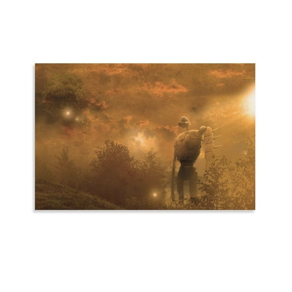 Anime Castle in The Sky Poster Gifts Canvas Painting Poster Wall Art Decorative Picture Prints Modern Decor 12x18inch(30x45cm)