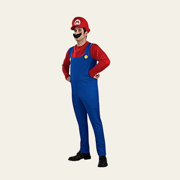 Anime Super Bros Cosplay Costume Brothers Halloween Role Play Costume for Movie Fans Christmas Great Gifts, Halloween Fancy Dress Costume, Brothers Classic Cosplay Outfits