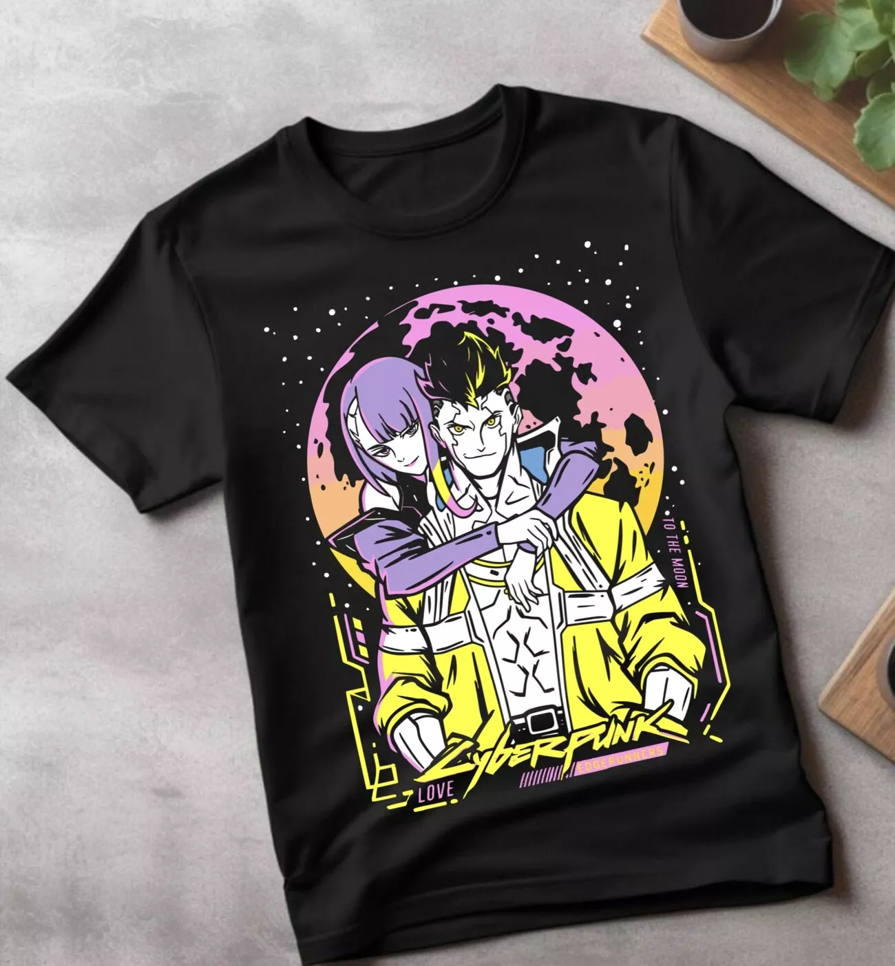 Anime T Shirt Anime Clothing Manga Shirt Otaku Fash Edge runners Lucy Anime T Shirt Anime Clothing Manga Shirt Otaku Fash Edge runners Lucy