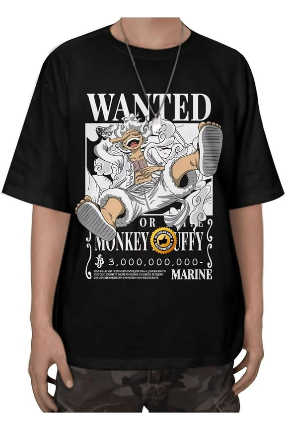 Anime T-Shirt Men Women Crew Neck Shirt Cosplay Short Sleeve Shirts Style-Nar-a Large