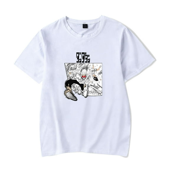 Anime T-Shirt Merch Dan Da Dan Casual Short Sleeved T Shirt Unisex TShirt