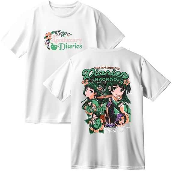 Anime The Apothecary Diaries Maomao Merch Cotton T-Shirt Women Men Casual Crewneck Short Sleeve Tee