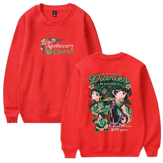 Anime The Apothecary Diaries Maomao Merch Sweatshirt Women Men Casual Crewneck Long Sleeve Pullover Clothes