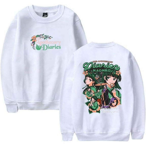 Anime The Apothecary Diaries Maomao Merch Sweatshirt Women Men Casual Crewneck Long Sleeve Pullover Clothes
