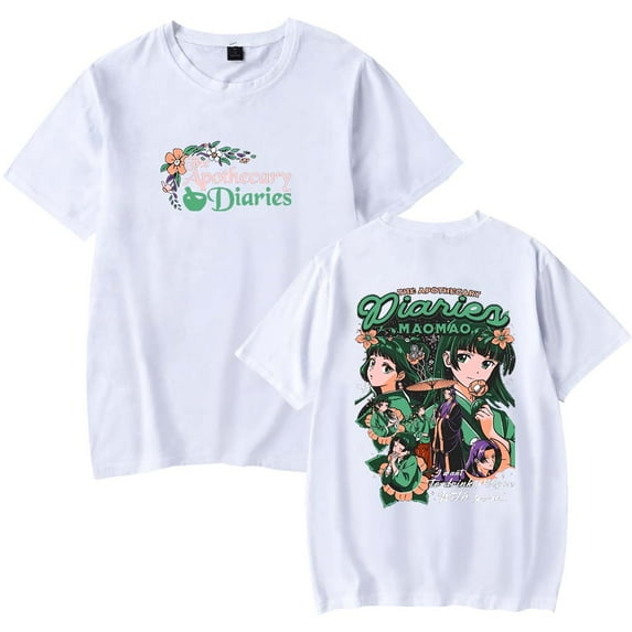 Anime The Apothecary Diaries Maomao Merch T-Shirt Women Men Casual Crewneck Short Sleeve Fashion Tee