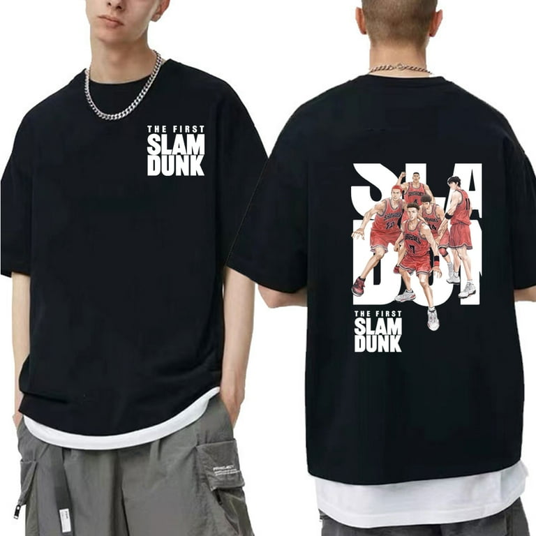TYOMOYT Unisex Anime Slam Dunk T-Shirt, Sakuragi Hanamichi Graphic