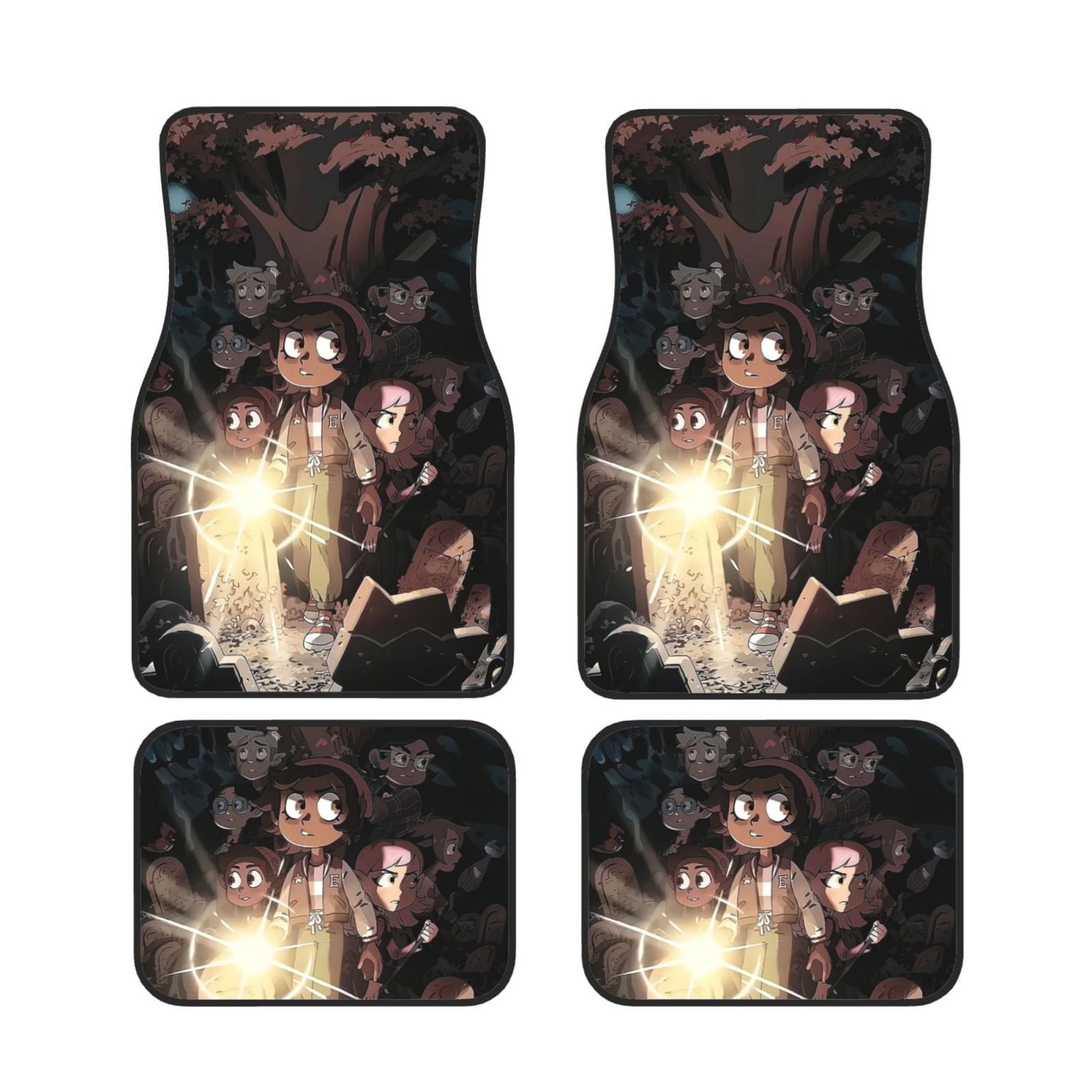 FH Group® - Non-Slip Carpet Floor Mat Set With Colored Trim - Foto 3