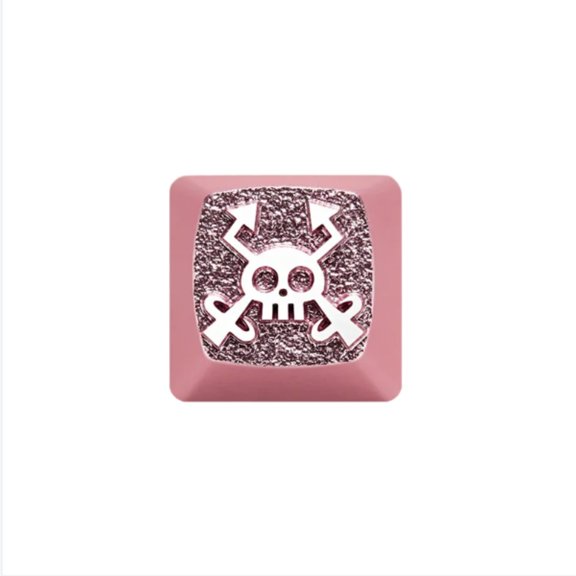 Anime Themed Metal Keycap Set with Transparent Effects,Collection for Custom Mechanical Keyboards,OEM R4 Height, Artisan Gaming Accessories