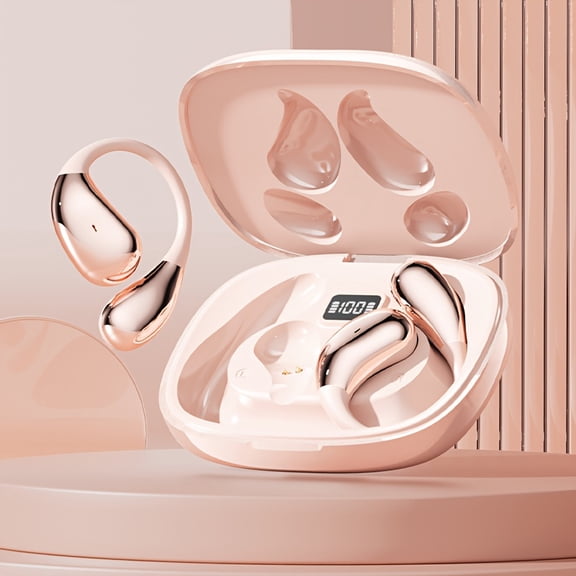 Anime Themed Open Ear Headphones 2025, 9D HD Stereo, BT5.4 Touch Control, Wireless Charging Case, Noise-Free Calls, Type-C, For Music & Gaming