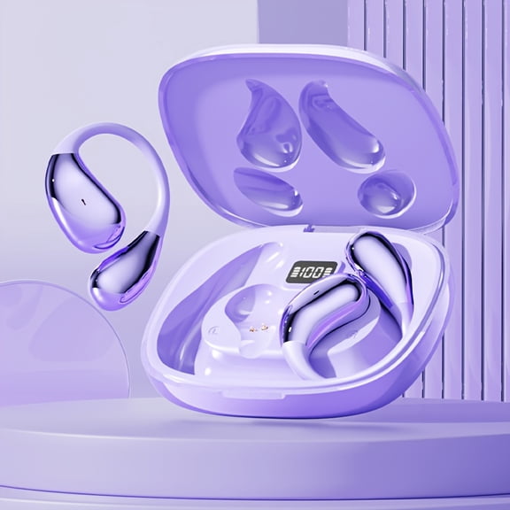 Anime Themed Open Ear Headphones 2025, 9D HD Stereo, BT5.4 Touch Control, Wireless Charging Case, Noise-Free Calls, Type-C, For Music & Gaming