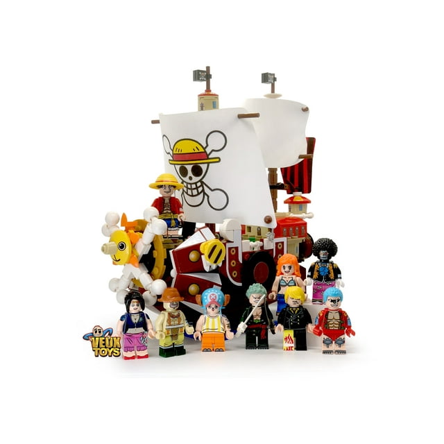 One Piece Thousand Sunny Pirate Ship Moc Set 432 Piece Building