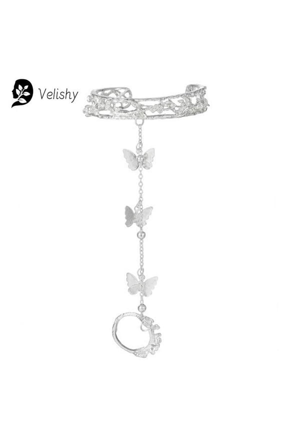 Anime Tian Guan Ci Fu Bracelet Ring Hua Cheng Xie Lian Cosplay Adjustable Butterfly Finger Rings Pendant Accessories Props