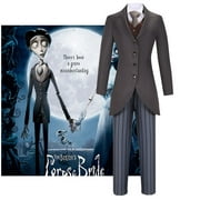 Anime Tim Burton Corpse Bride Victor Van Dort Cosplay Costume Men Uniform Suits Jacket Pants Blouse Halloween Carnival